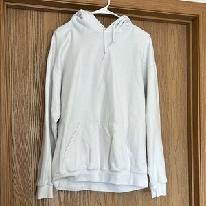 Men's White Hoodie Sweater